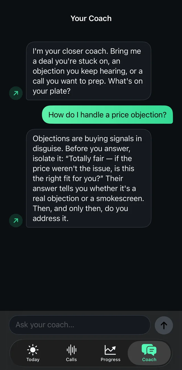 Coach chat